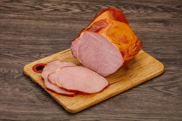 Geräucherter Schweinelöwe Mit Gewürzen Und Kräutern — Stockfoto