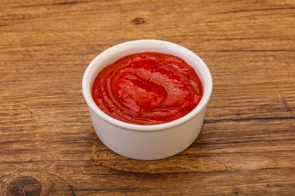 Mexican Hot Chili Sriracha Sauce Bowl — Stock Photo, Image