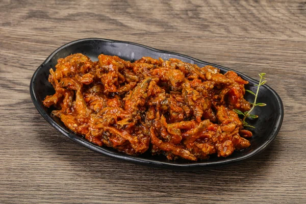 Domates soslu konserve ançüez.