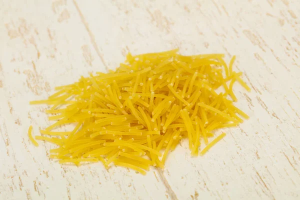 Vermicelli Crudi Secchi Pasta Italiana Cucinare — Foto Stock