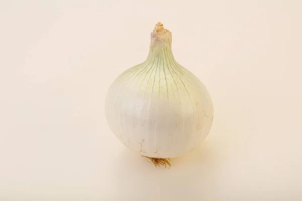 Weiße Reife Süße Zwiebeln Gemüse Isoliert — Stockfoto