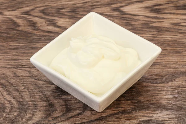 Dairy Sour Cream Bowl — Stock Photo, Image