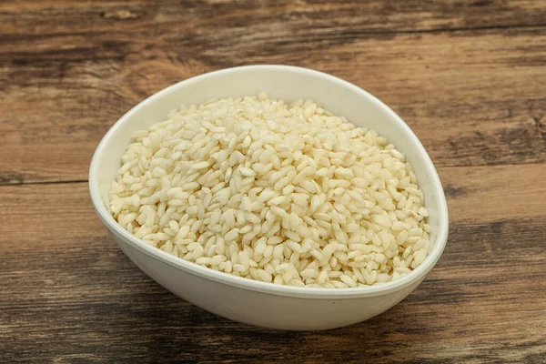 Roher Italienischer Arborio Reis Für Risotto — Stockfoto