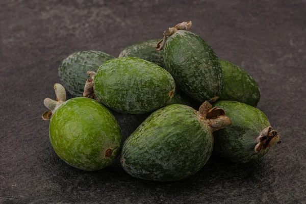 Tropisch Grüne Süße Bio Frucht Feijoa — Stockfoto