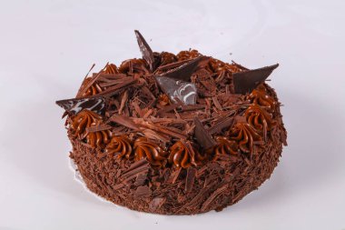 Kremalı lezzetli kek çikolatası.