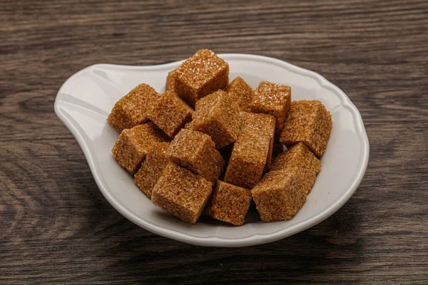 Brązowy Cukier Trzcinowy Misce — Zdjęcie stockowe
