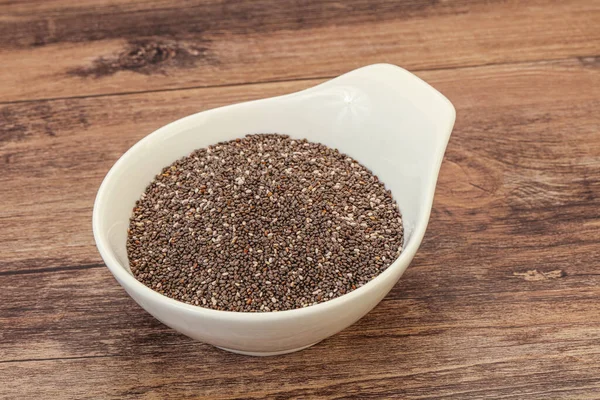 Seasoning Chia Nasiona Stos Misce — Zdjęcie stockowe