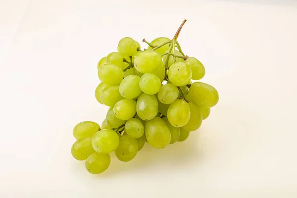 Słodkie Smaczne Dojrzałe Zielone Winogrona — Zdjęcie stockowe