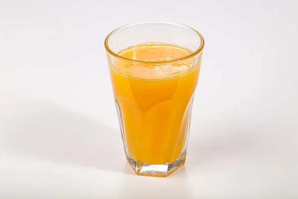 Gelas Jus Alami Orange Yang Segar — Stok Foto