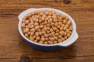 Vejetaryen mutfağı - doğal kuru nohut yığını