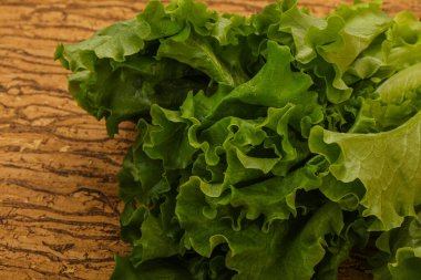 Vejetaryen mutfağı - Yeşil salata yığını yaprakları