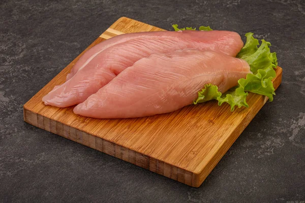 Raw Turkey Breast Piece Cooking — Stock Photo, Image