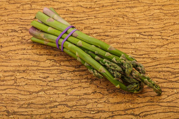 Vegan Cuisine Raw Asparagus Heap Cooking — Stock Photo, Image