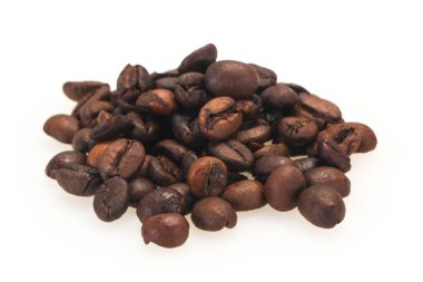 Pişirmeye hazır kahve çekirdekleri.