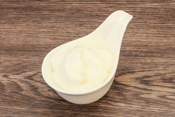 Dairy Sour Cream Bowl — Stock Photo, Image