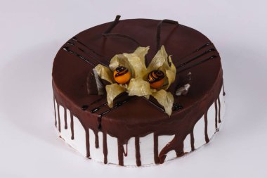 Kremalı lezzetli kek çikolatası.