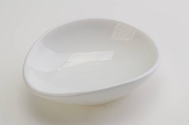 İzole edilmiş servis için beyaz leke kasesi