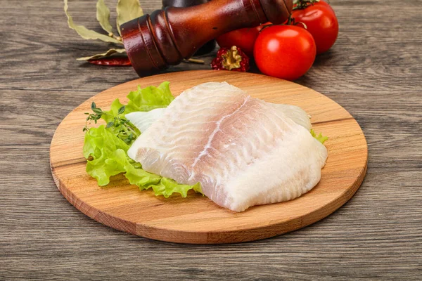 Raw pangasius fillet fish for cooking
