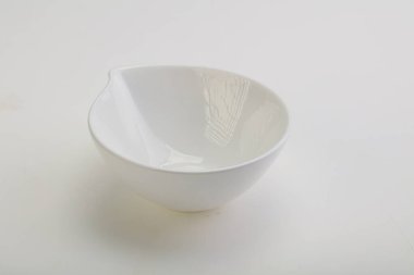 İzole edilmiş servis için beyaz leke kasesi