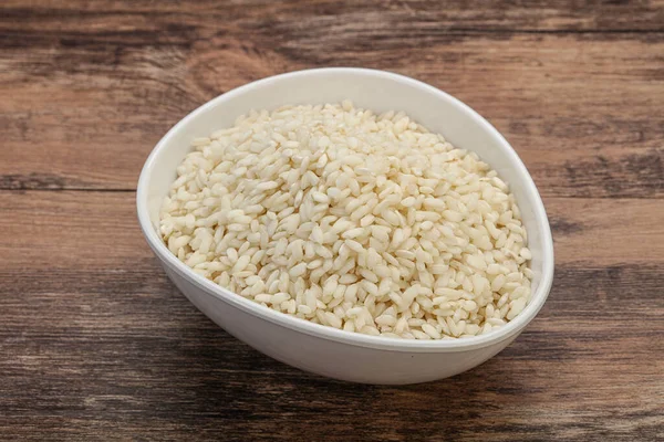 Roher Italienischer Arborio Reis Für Risotto — Stockfoto