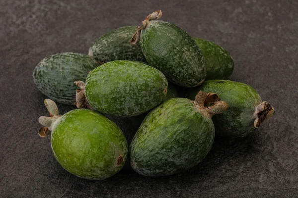 Tropisch Groen Zoet Biologisch Fruit Feijoa — Stockfoto