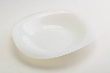 İzole edilmiş servis için beyaz proclean plaka