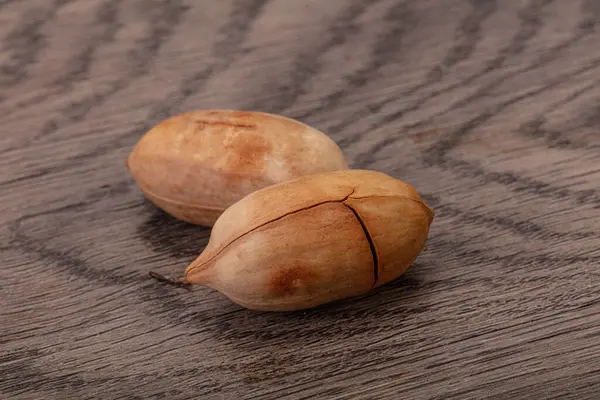 Smaklig Söt Pekannöt Hög Isolerad — Stockfoto