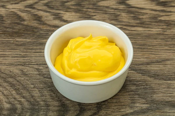 Natural Tasty Cheese Sauce Bowl — Stock Photo, Image