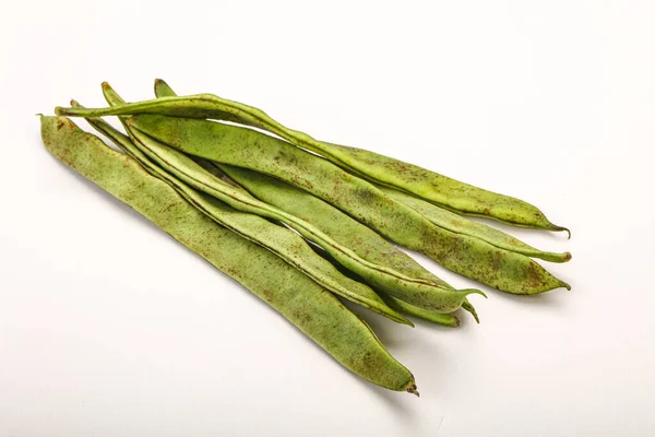 Vegansk Mat Grön Böna Hög För Matlagning — Stockfoto