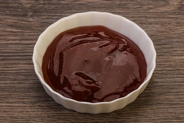 Traditional Tomato Barbicue Sauce Bowl — Stock Photo, Image