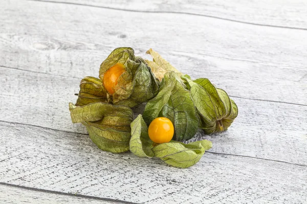 Baya Madura Sabrosa Physalis Para Servir Postre —  Fotos de Stock