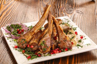 Izgara kuzu ızgara ızgara ızgara Shashlik.