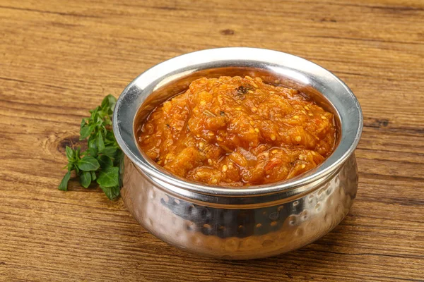 Kaukasische Keuken Mangalsalade Met Gegrilde Groenten — Stockfoto