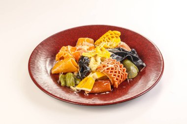 Çocuklar için makarna karışımı.