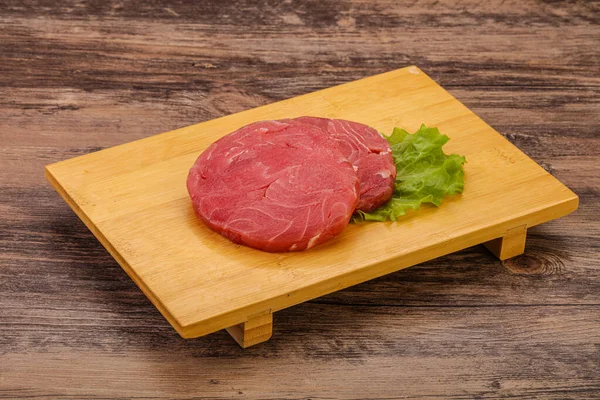 Bife Atum Cru Para Grelha — Fotografia de Stock