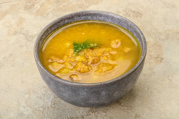 Sopa Ervilha Com Carne Defumada Legumes — Fotografia de Stock