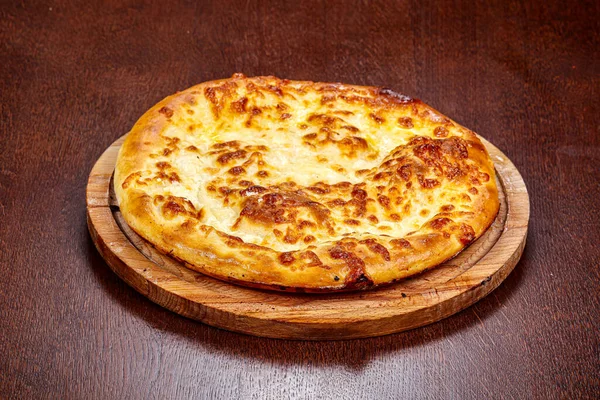 Georgische Traditionele Bakkerij Khachapuri Taart Met Kaas — Stockfoto