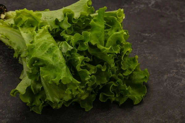 Cuisine Végétalienne Feuilles Salade Laitue Verte — Photo