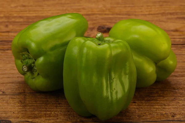 Verde Dulce Pimiento Verduras Montón — Foto de Stock