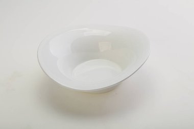 İzole edilmiş servis için beyaz leke kasesi