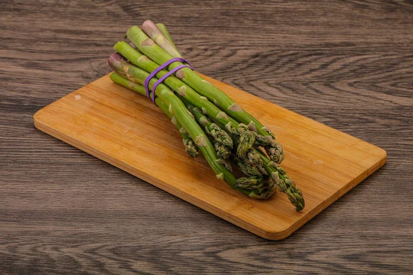 Veganistische Keuken Rauwe Aspergehoop Voor Het Koken — Stockfoto