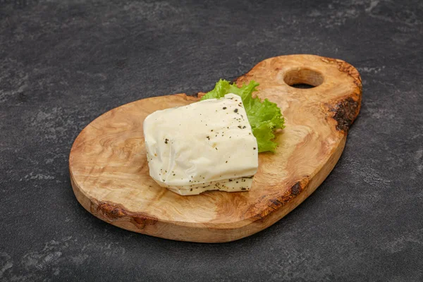 Греческий Сыр Halloumi Мятой Гриля — стоковое фото