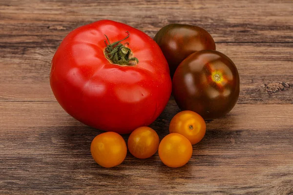 Miscela Matura Pomodoro Rosso Giallo Cumato — Foto Stock