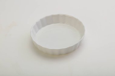 İzole edilmiş servis için beyaz leke kasesi