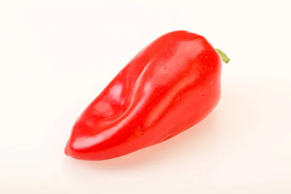 Dulce Pimiento Rojo Búlgaro Aislado — Foto de Stock