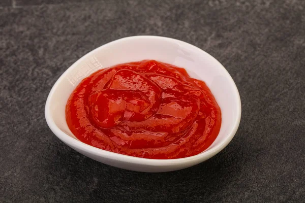 Mexican Hot Chili Sriracha Sauce Bowl — Stock Photo, Image