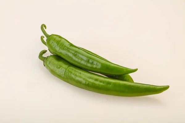 Pimienta Verde Picante Sabrosa Madura Halapenjo — Foto de Stock