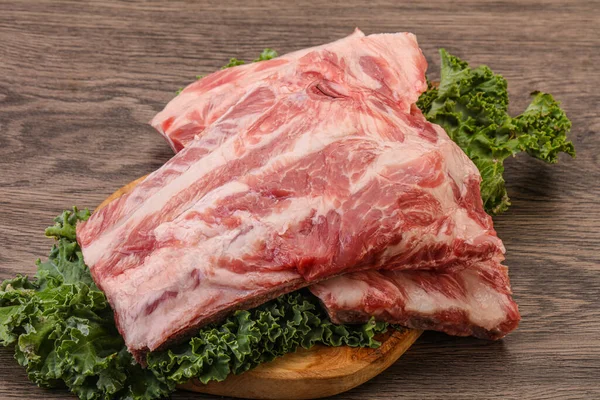 Raw Pork Ribs Tasty Cooking — Stock Photo, Image