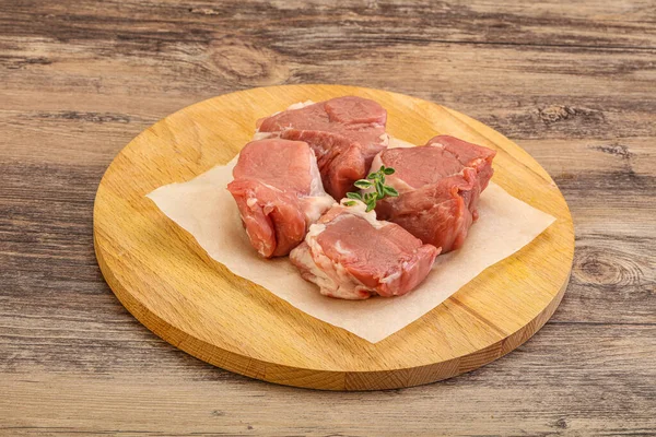 Филе Свинины Приготовления Пищи — стоковое фото