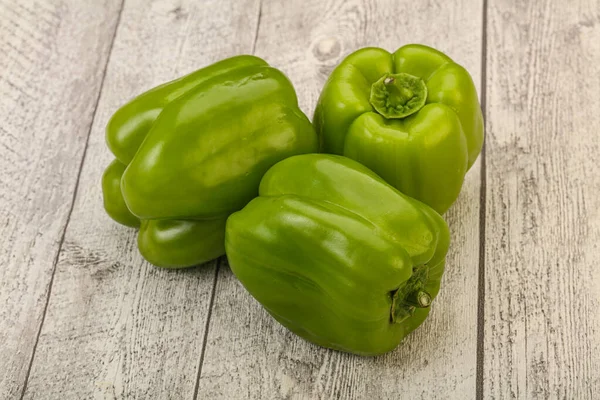 Verde Dolce Peperone Verdure Mucchio — Foto Stock
